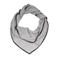ONLY triangle scarf ONLLEA lichtgrijs