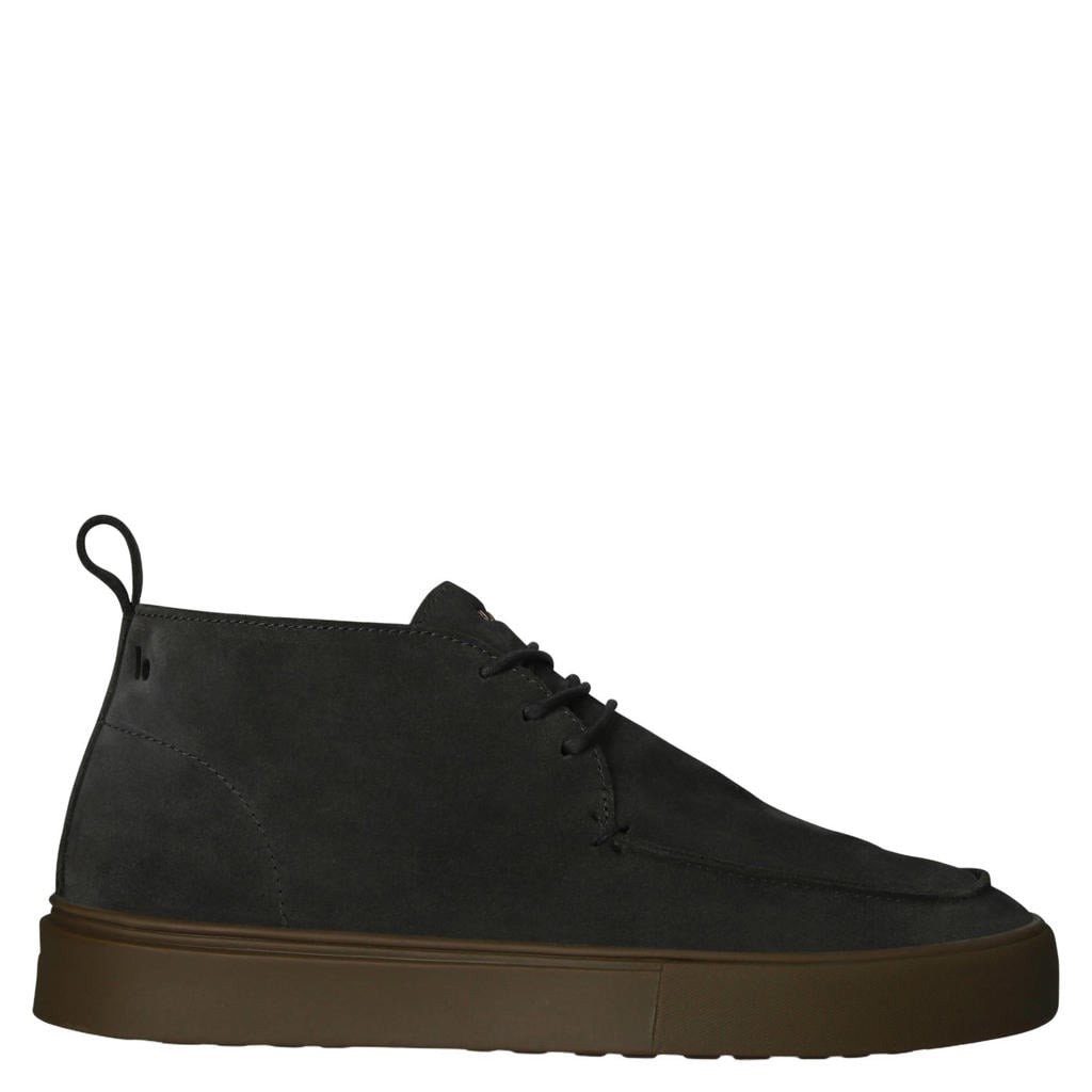 Antraciete heren Blackstone suède veterboots -
