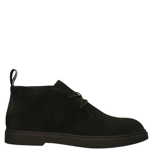 Blackstone Cobble Clem suède veterboots donkerbruin