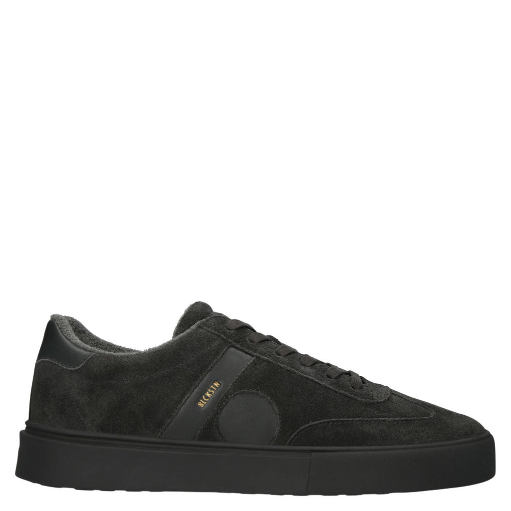 Antraciete heren Blackstone Quartz Auden suède sneakers met logo -