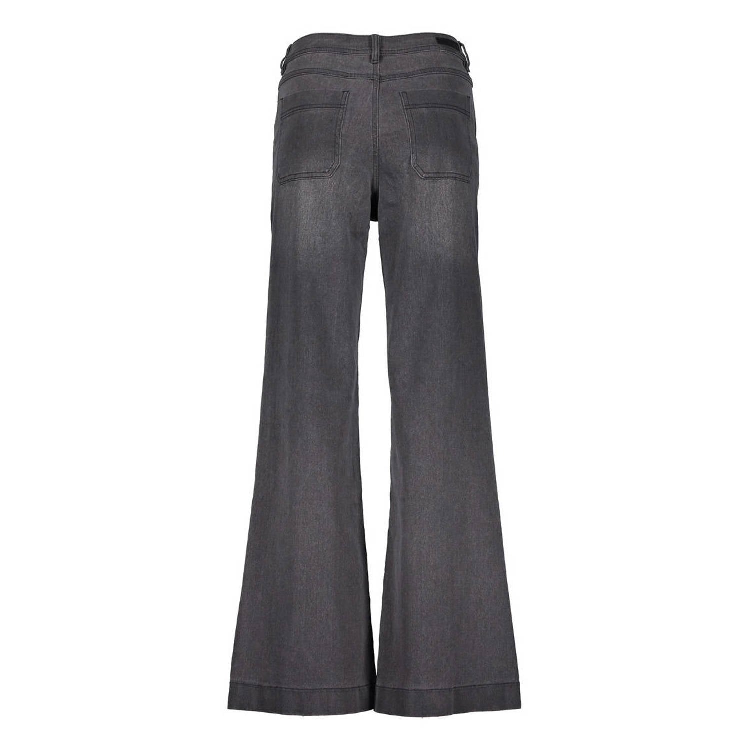 Geisha flared jeans grey denim