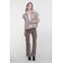 Geisha teddy gilet - lichtgrijs