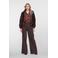 Geisha high waist flared jeans - bruin