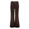 Geisha high waist flared jeans - bruin