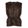 Geisha gilet - bruin