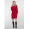 Geisha midi jurk - rood