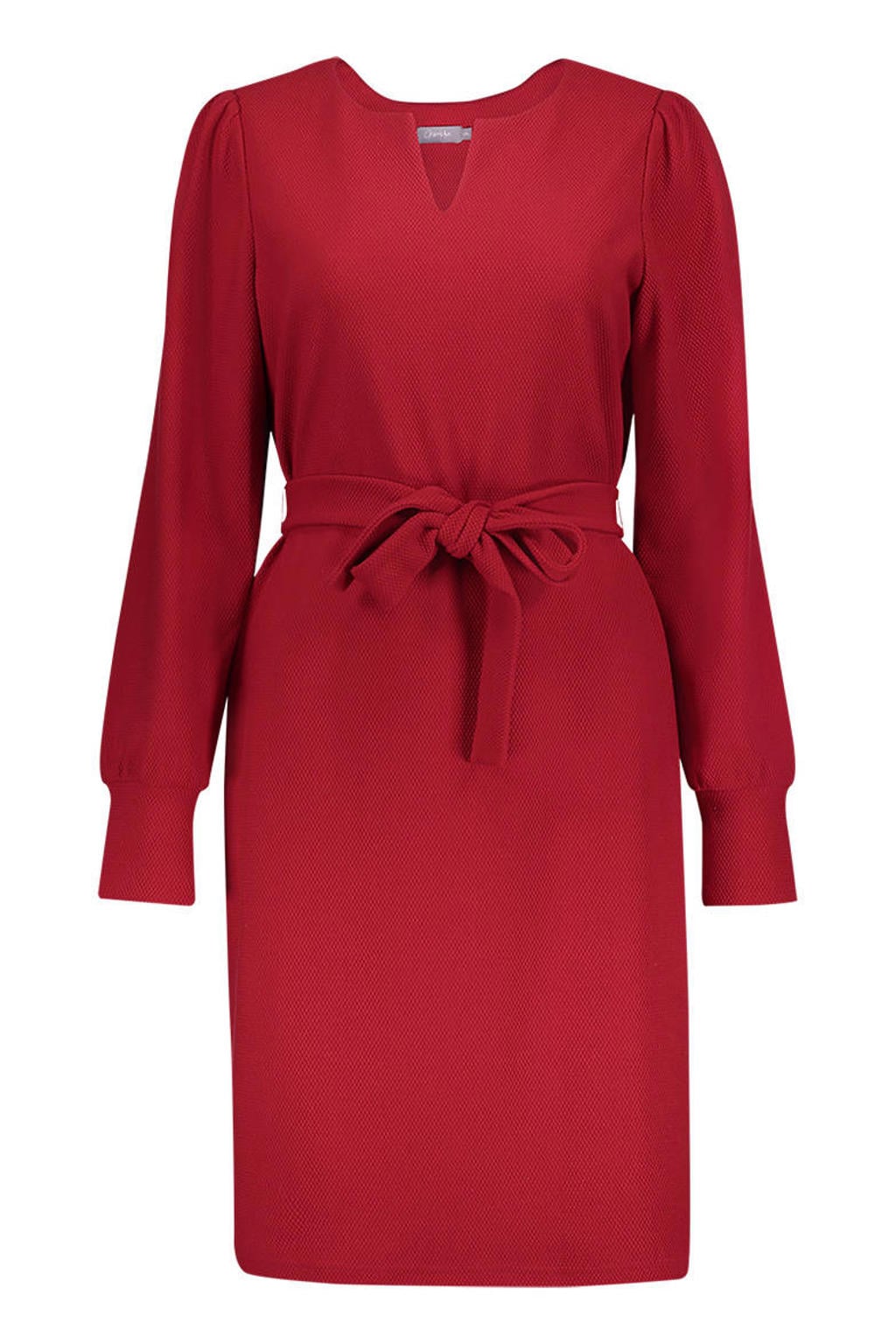 Geisha midi jurk - rood