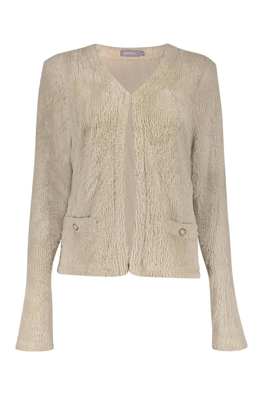 Geisha gebreid vest - beige