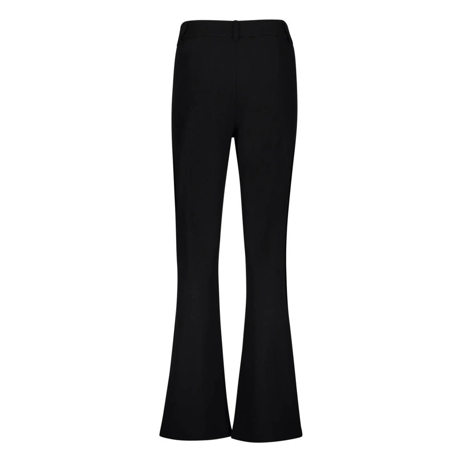 Geisha flared broek zwart