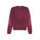 Geisha gebloemde sweater met borduursels - donkerrood
