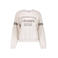 Geisha sweater met tekst - beige