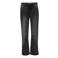 Geisha high waist baggy jeans - zwart