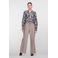 Geisha wide leg broek - zand