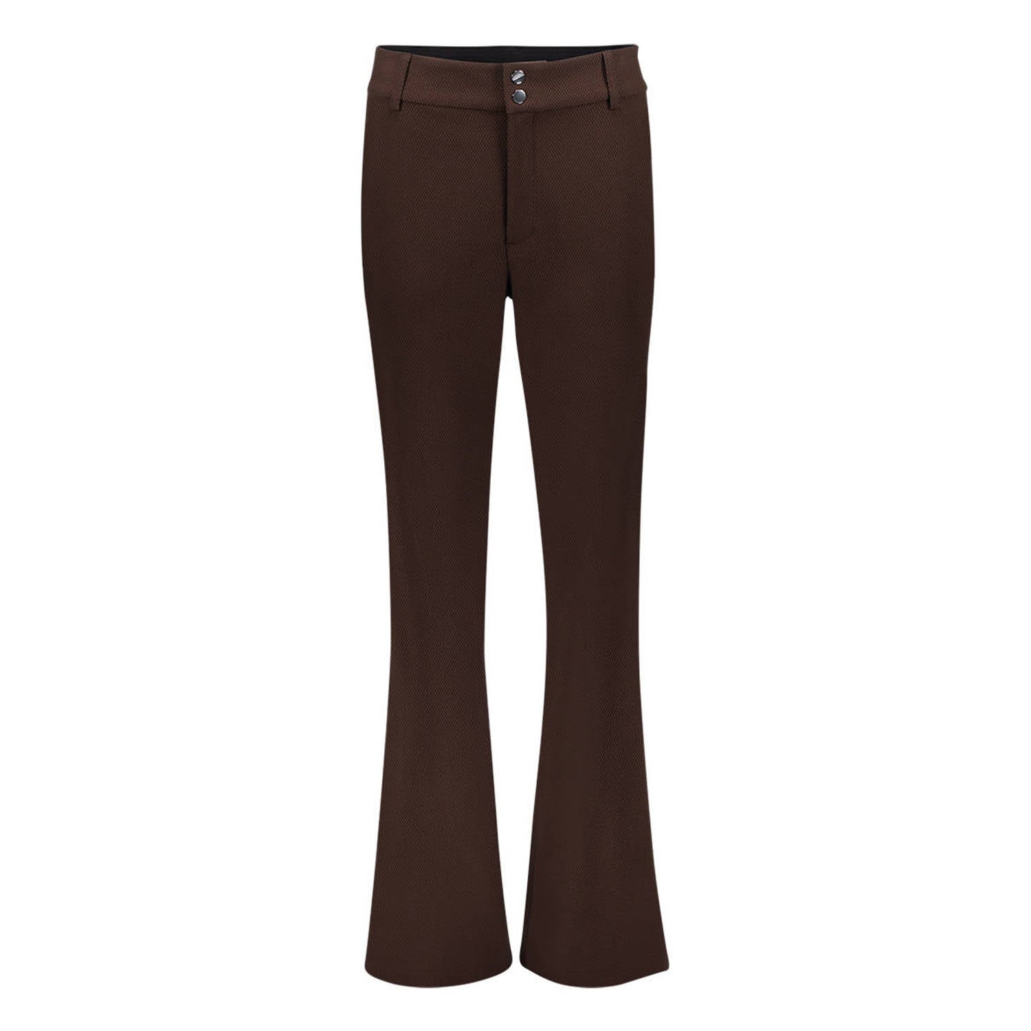 Geisha flared broek bruin