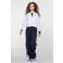 Geisha straight leg broek - donkerblauw