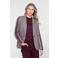 Geisha regular fit geruite blazer - donkerrood
