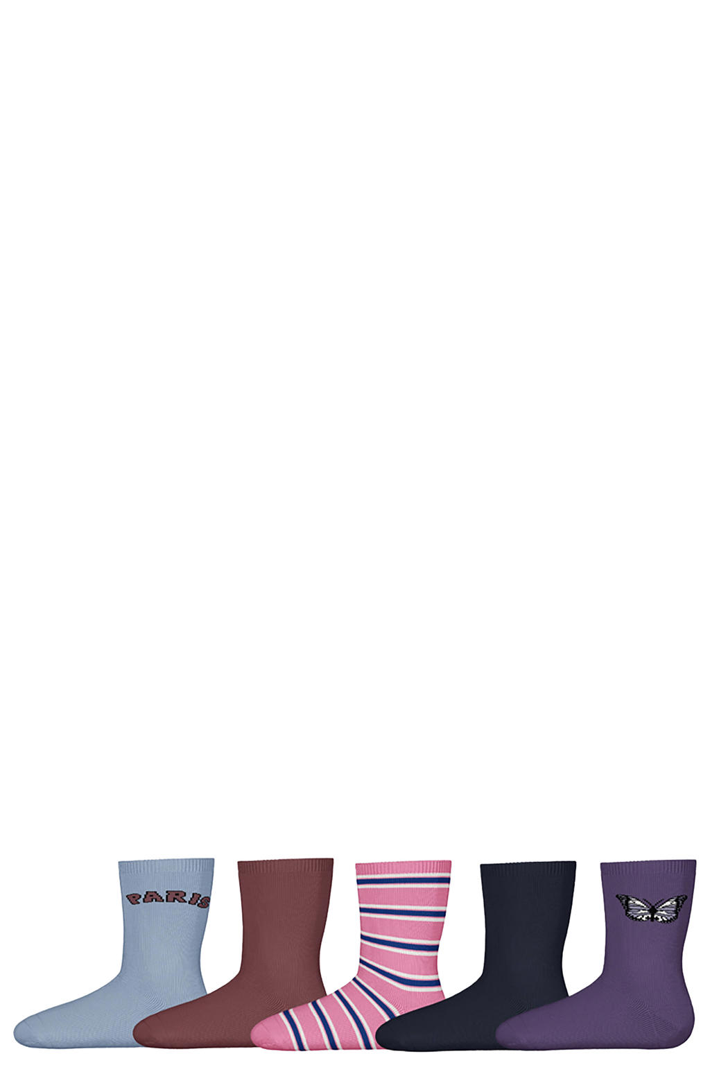 NAME IT KIDS sokken met print (set van 5)