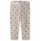 LIL' ATELIER BABY wollen slim fit legging met ruches en hartjes - beige
