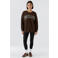 OUI sweater met tekst - bruin