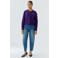 OUI gebreid vest met wol - paars