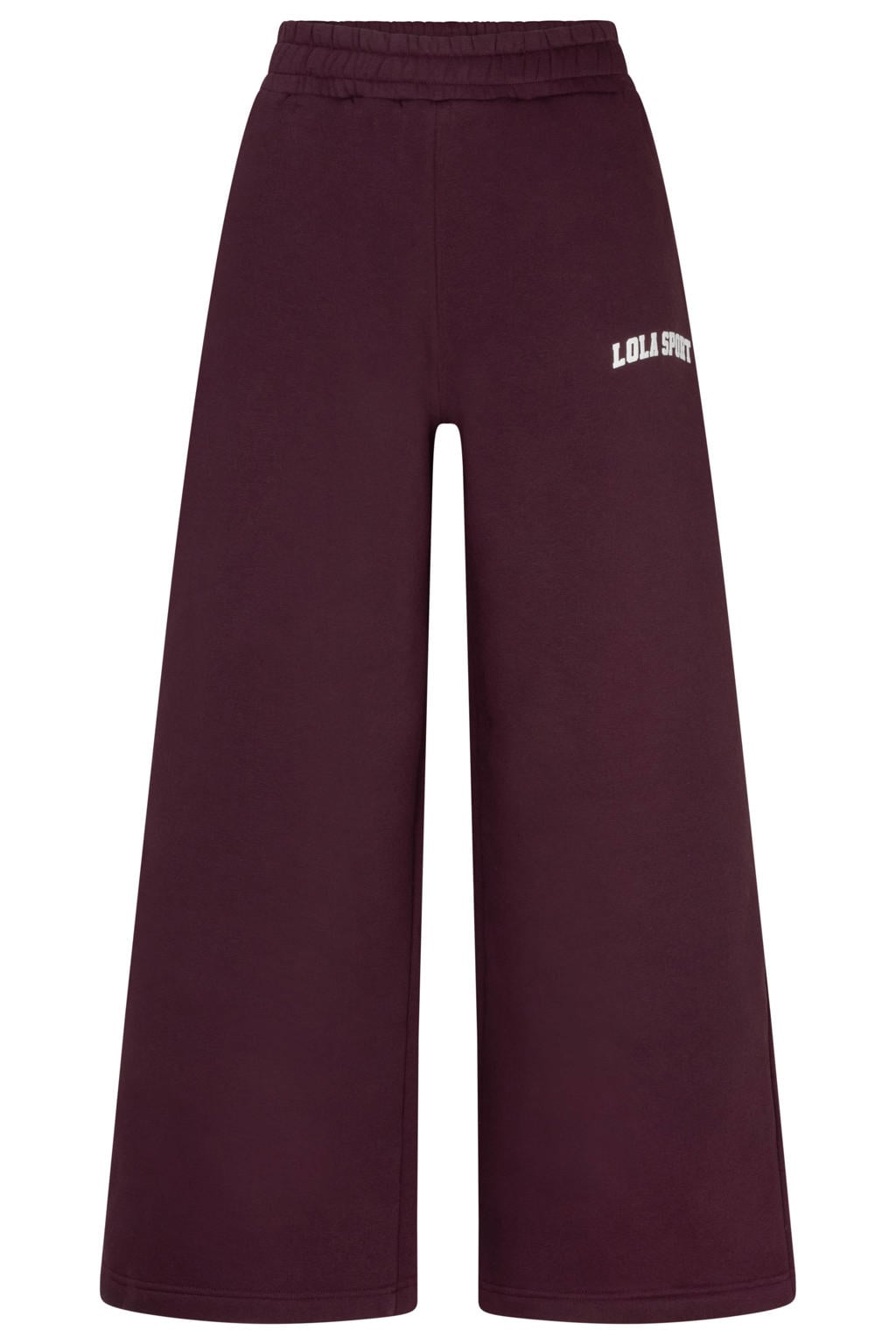 The Lola Club loose fit broek - donkerrood
