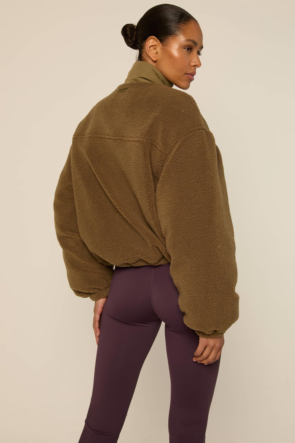 The Lola Club teddy bomberjack - groen