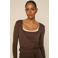 The Lola Club sporttop - donkerbruin