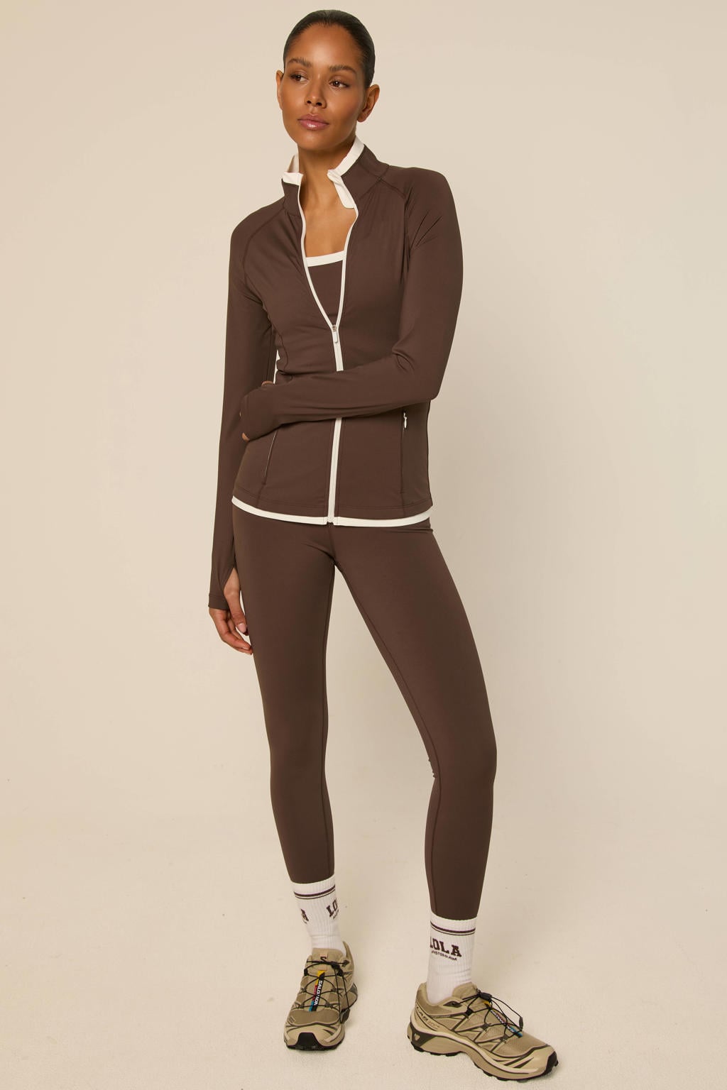 The Lola Club sportlegging - donkerbruin