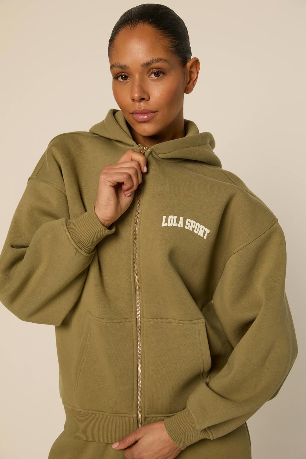 The Lola Club sweatvest - groen