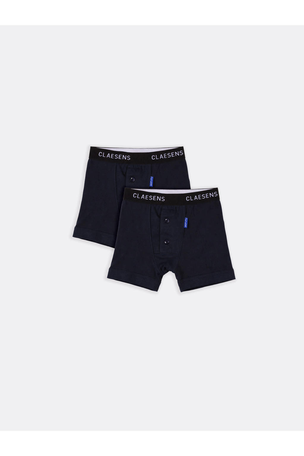 Claesen's Boxershorts 2-Pack Navy Rib