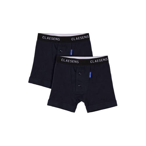 Claesen’s Boxershorts 2-Pack Navy Rib