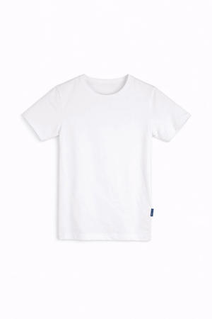 T-Shirt 100% katoen 2-Pack Wit