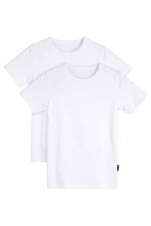 T-Shirt 100% katoen 2-Pack Wit