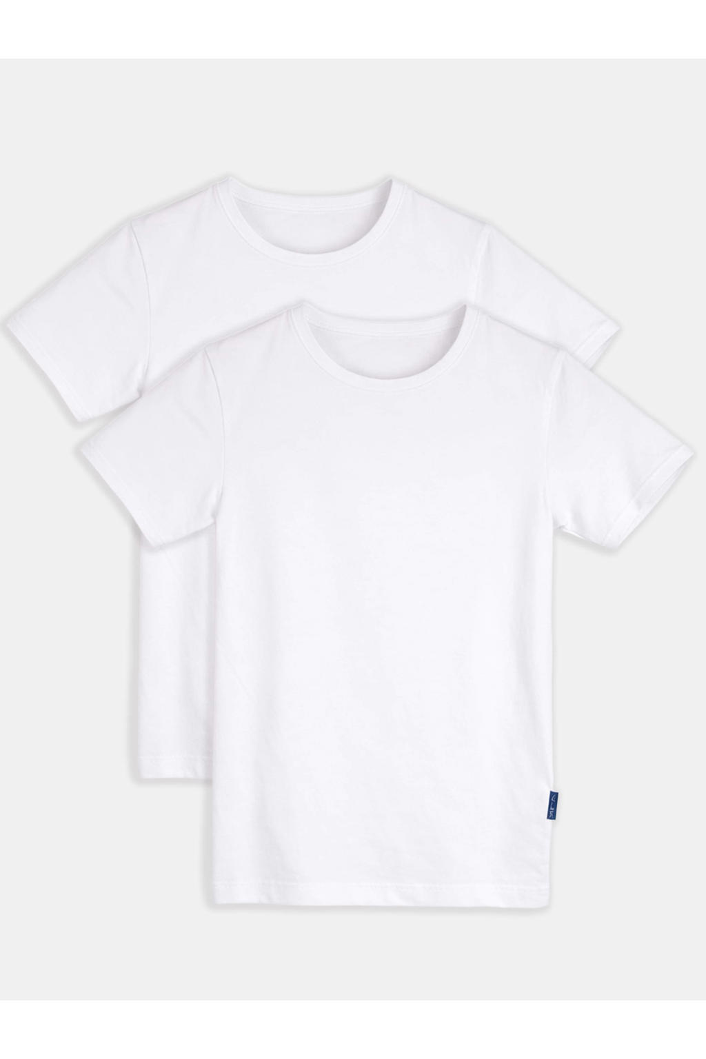 Claesen's T-Shirt 100% katoen 2-Pack Wit
