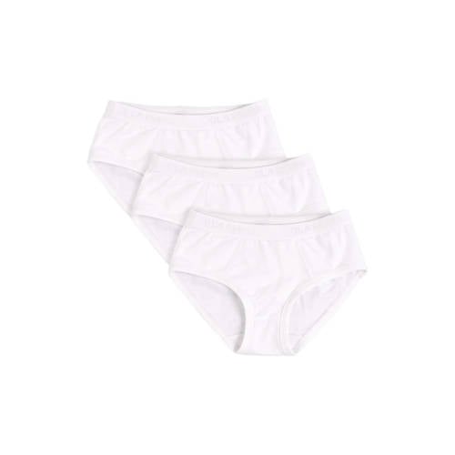 Claesen’s Meisjes Slip 3-pack Wit – White