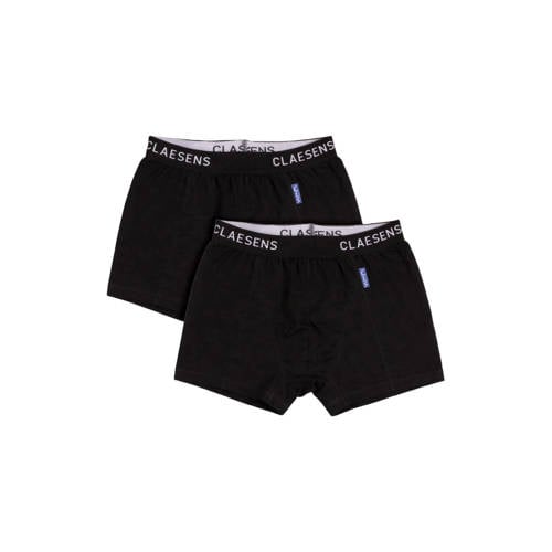 Claesen’s Jongens Boxershort 2-Pack Zwart