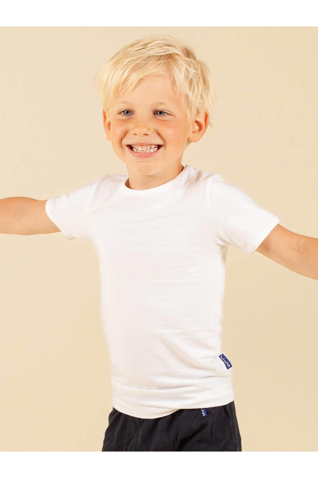 Claesen's T-Shirt 1-Pack R Neck Wit