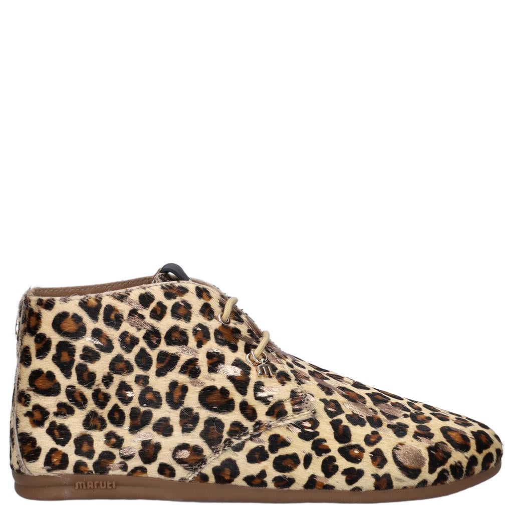 Maruti Gimlet veterboots met dierenprint - beige/zwart/goud