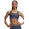 Under Armour Crossback Mid sport-bh medium support met logo - grijsblauw