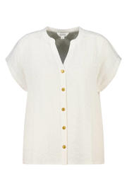 thumbnail: MS Mode viscose blouse met borduursels Plus Size - ecru