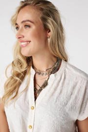 thumbnail: MS Mode viscose blouse met borduursels Plus Size - ecru