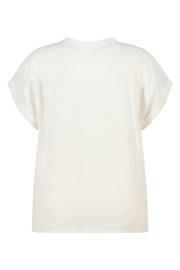 thumbnail: MS Mode viscose blouse met borduursels Plus Size - ecru