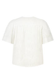 thumbnail: MS Mode gebloemde blousetop Plus Size - wit