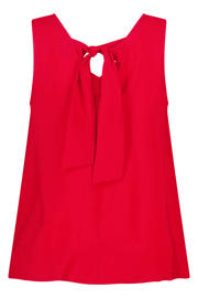 thumbnail: MS Mode blousetop met open rug Plus Size - rood