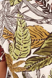 thumbnail: MS Mode T-shirt met print Plus Size - donkergroen