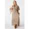 MS Mode maxi zomerjurk Plus Size met print - kaki