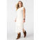 MS Mode gebloemde midi jurk met pailletten Plus Size - ecru