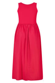 thumbnail: MS Mode a-lijn zomerjurk met plooien Plus Size - rood