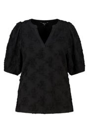 thumbnail: MS Mode rechtvallend blousetop Plus Size - zwart