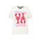 MS Mode rechtvallend T-shirt Plus Size met print - wit